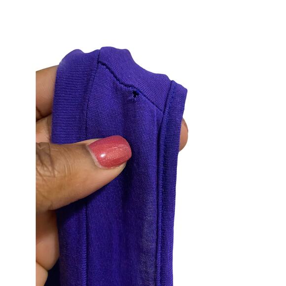 Monrow Purple Racerback Basic Casual Everyday Lightweight Tank Maxi Dress Small - Picture 5 of 10